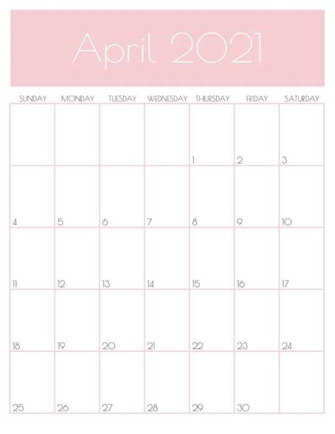 Here are the 2021 printable calendars April 2021 Calendar Printable Vertical | 2021 Calendar