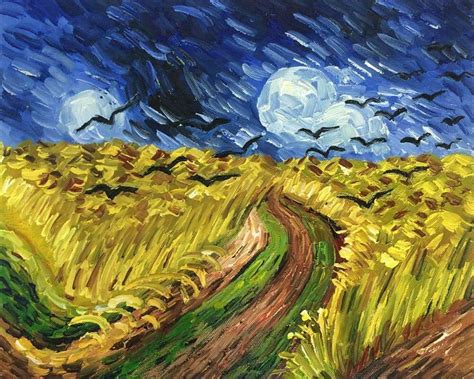 Vincent Van Gogh Reproduction Wheatfield With Crows