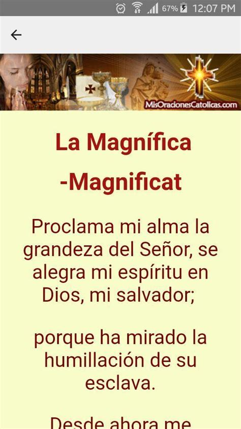 Oracion La Magnifica El Magnificat Apk Per Android Download