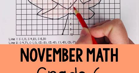 Kelly McCown November NO PREP Math Packet 6th Grade