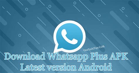 Whatsapp plus is a mod version of whatsapp messenger in which a lot of features have been implemented. Download Whatsapp Plus APK 8.25 Latest version Android 2020