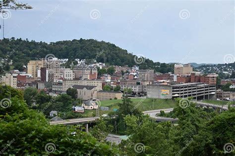An Overlooking View Of Clarksburg West Virginia Stock Photo Image Of
