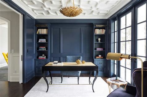 Benjamin Moore Hale Navy Paint Color Ideas In 2020 Home Office Colors