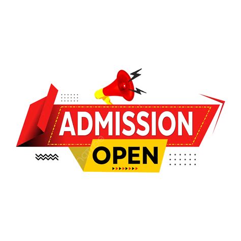 Admission Open Tag Abstract School College Coaching Clipart Vector Tag
