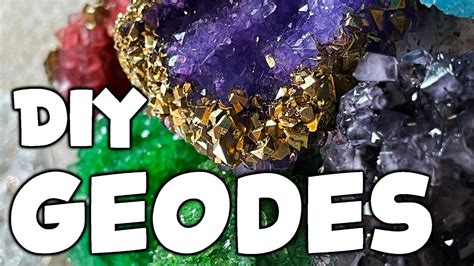 How To Make Geodes At Home With Borax Budget Friendly Diy In 2020