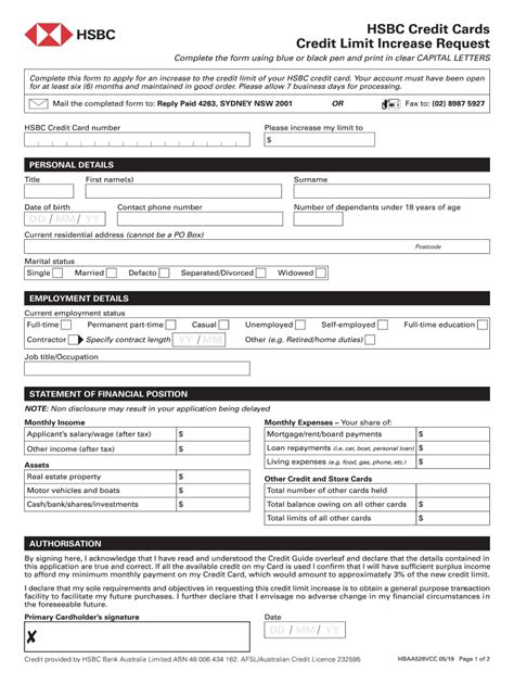 Free credit card authorization form templates available for download and in this article i'll tell you why it's important to use them. Hsbc Credit Card Limit Enhancement Form - Fill Out and Sign Printable PDF Template | signNow