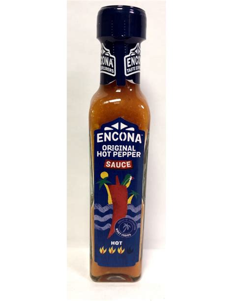 Encona Original Hot Pepper Sauce Hot 142ml Camseng