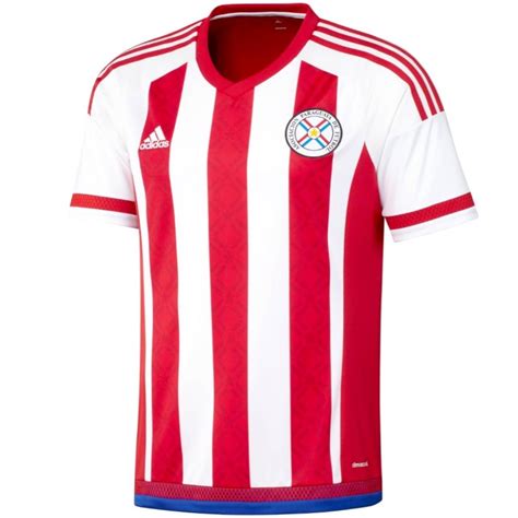 Conoce la actualidad, los partidos, resultados y estadísticas completas. Camiseta fútbol seleccion Paraguay Home 2015/16 - Adidas ...