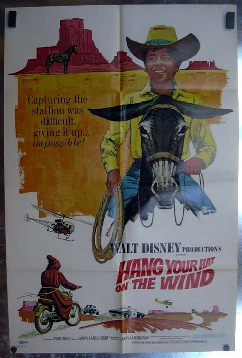 Hang Your Hat On The Wind 1969 One Sheet Movie Poster Rick Natoli