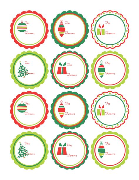 Etiquetas De Navidad Retro Para Imprimir Gratis Christmas Tags