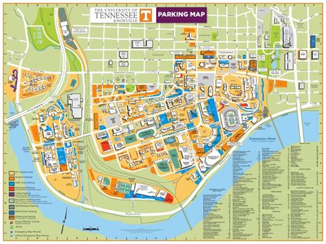 Ut Campus Parking Map 2016 17v5 7 30 16