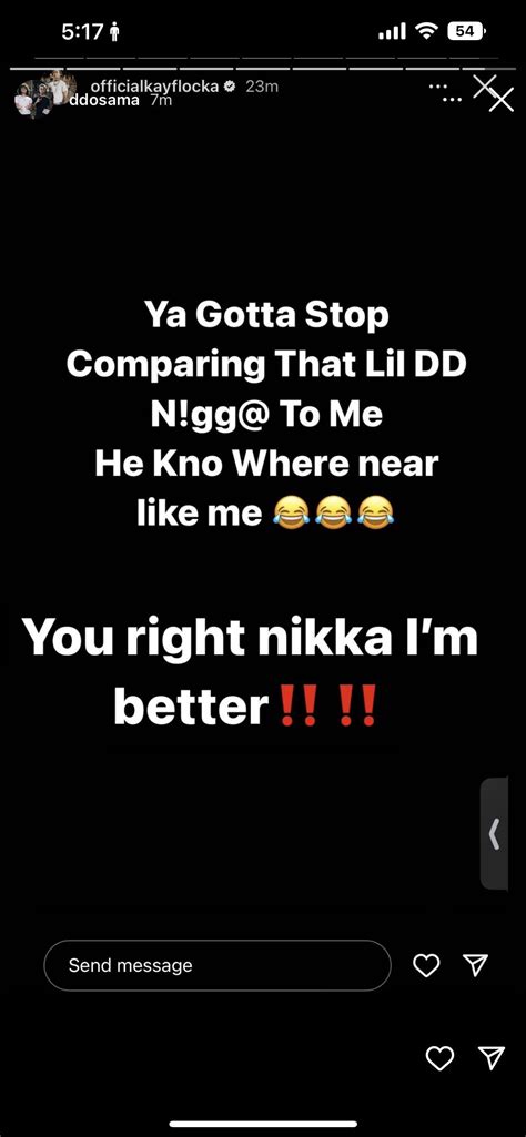 Dd responds to Kay flock : r/NYStateOfMind