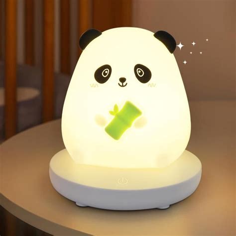 Comely Lampe Veilleuse Panda Veilleuse Led Pour Enfants Mignonne