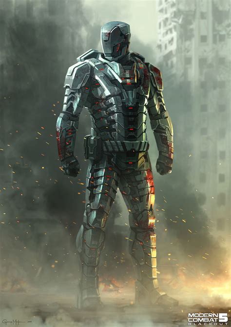 Character Concepts Mc5 On Behance Robot Concept Art Armor Concept