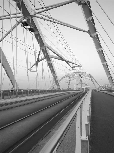 Futuristic Bridge Stock Image Image Of Bridge Suspension 8706349