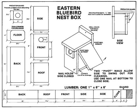 Wood duck house blueprints woodworking. PDF Woodwork Blue Bird House Plans Download DIY Plans (With images) | Bird house plans free ...