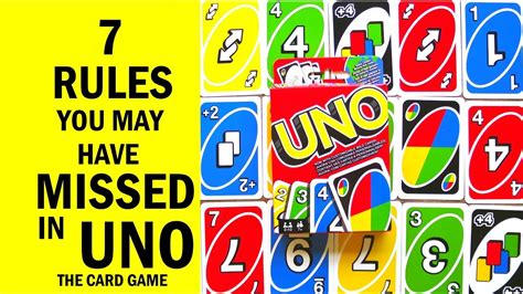 Uno how to play uno in 4 minutes (uno card game rules) just like another game by the makers of uno called phase 10, uno is suggested for ages 7. 7 Rules You May Have Missed In UNO The Card Game - How To ...