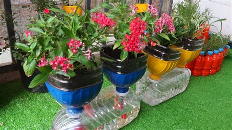 Amazing Flower Pots Recycled From Plastic Bottles Garden Ideas