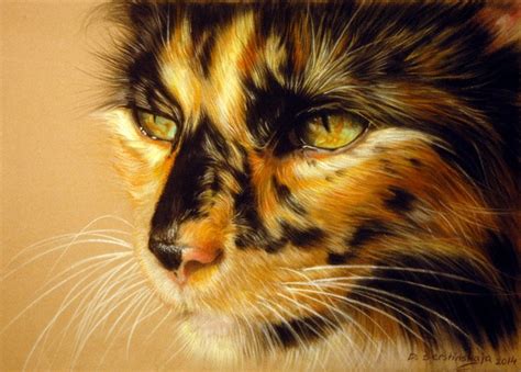 Realistic Cat Painting At Explore Collection Of