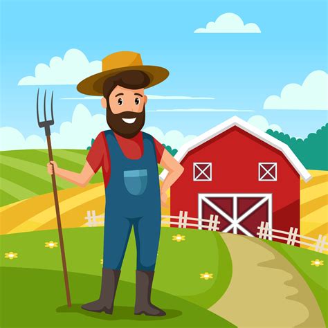 Farmer Vector Art Icons And Graphics For Free Download