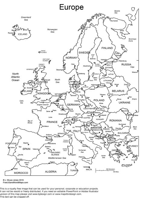 Map europa black vector images 33 map of europe black a. World Regional Europe Printable, Blank Maps • Royalty Free ...