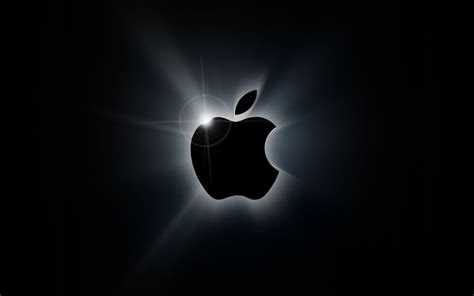 Apple Logo Black Backgrounds Wallpaper Cave