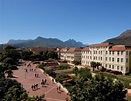 Aerial view of Stellenbosch University main campus