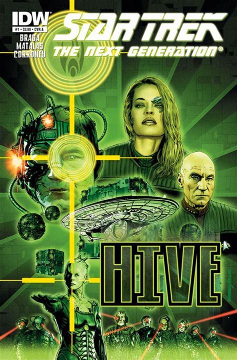 Details On Brannon Bragas Star Trek Tng Borg Comic Series Hive