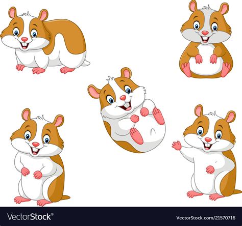 Here you can explore hq hamster transparent illustrations, icons and clipart with filter setting like size, type, color etc. Cute cartoon hamsters collection set Royalty Free Vector