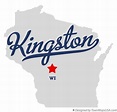 Map of Kingston, Juneau County, WI, Wisconsin