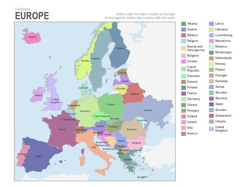 Insane Printable European Maps Tara Blog