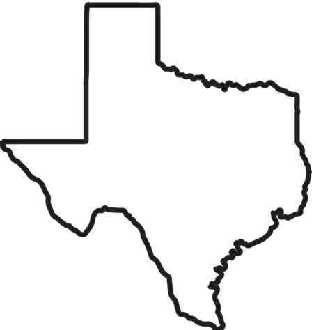 Texas Outline Rubber Stamp State Rubber Stamps Stamptopia