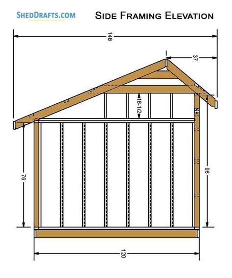 Garden Office Plans And Designs Ltd Free Saltbox Shed Plans 10x12 Cra