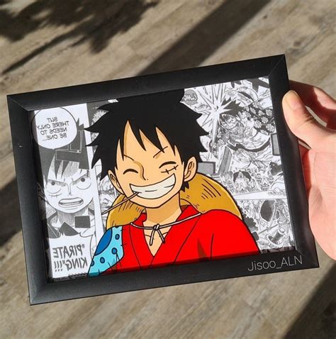 Luffy Glass Painting Anime Canvas Art