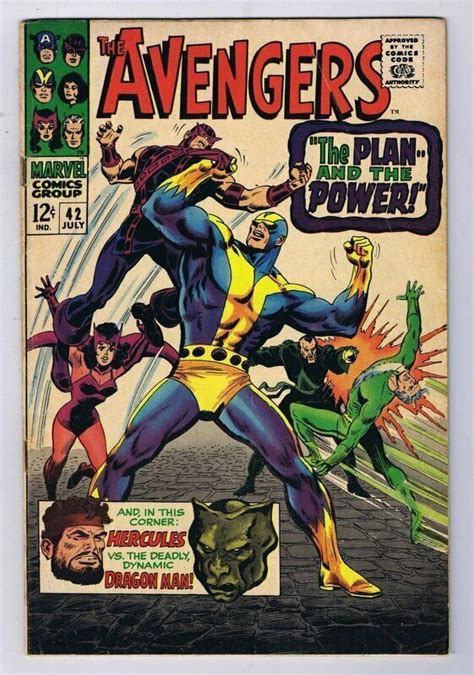 Avengers 42 Original Vintage 1967 Marvel Comics Hercules Scarlet Witch