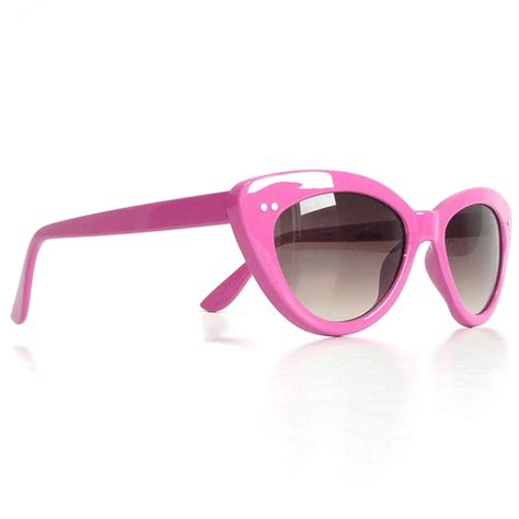 Hot Pink Womens Cat Eye Sunglasses Cat Eye Frames Cat Eye Sunglasses Women Hot Pink