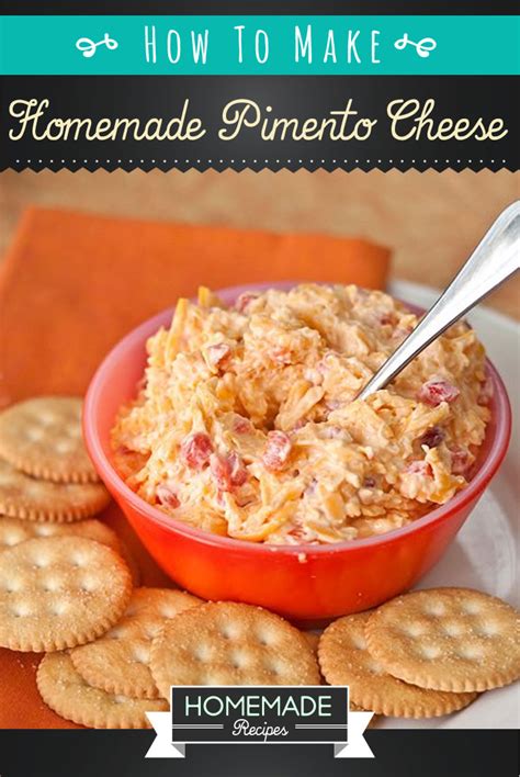 Classic homemade pimento cheese gets a healthy makeover in this healthy pimento cheese recipe. Homemade Pimento Cheese Recipe