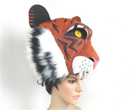 Tiger Shere Khan Mask Headdress Mowgli Jungle Book Theatre Etsy
