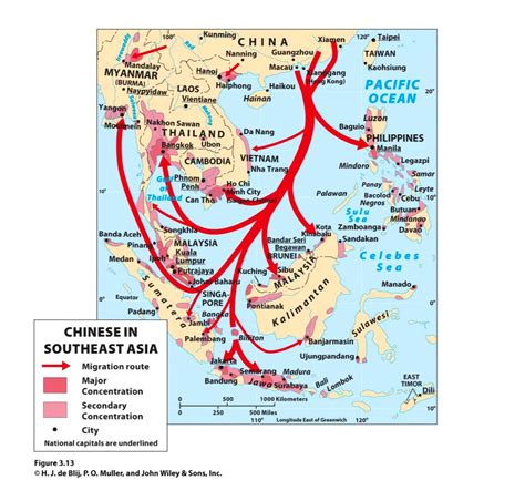 The migration of chinese from china was less due to japanese took over china at world war two. The Chinese diaspora in Southeast Asia 1179x1100 : MapPorn