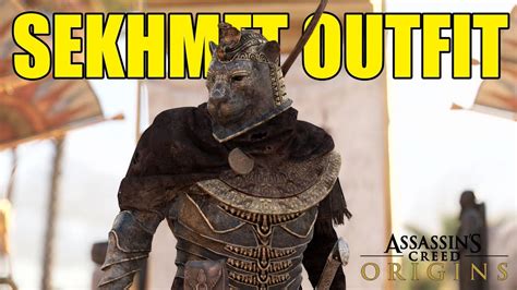 Assassin S Creed Origins How To Get Sekhmet Outfit Legendary Gear