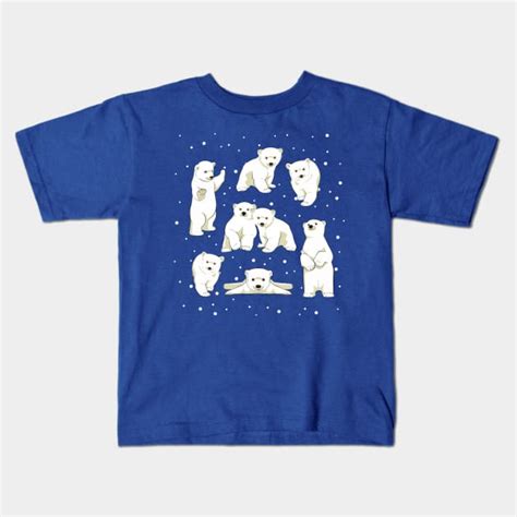 Cute Polar Bear Cubs Animals Kids T Shirt Teepublic