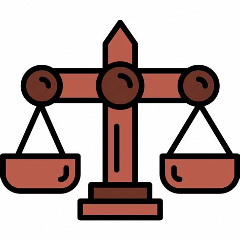 Injustice Balance Balanza Imbalance Justice Scales Weights Icon
