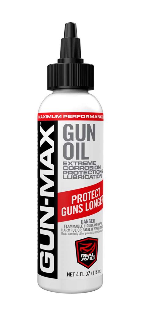 Real Avid Gun Max Gun Oil 4 Oz Bottle Larrys Pistol And Pawn