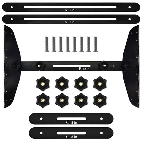 Buy Stair Tread Template Tool, Kingson Stainless Steel Stair Measuring