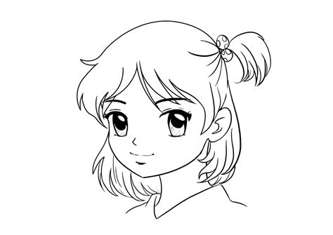 Anime Girl Drawing Easy