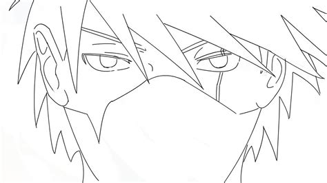 Kakashi Lineart By Estheryuuki On Deviantart