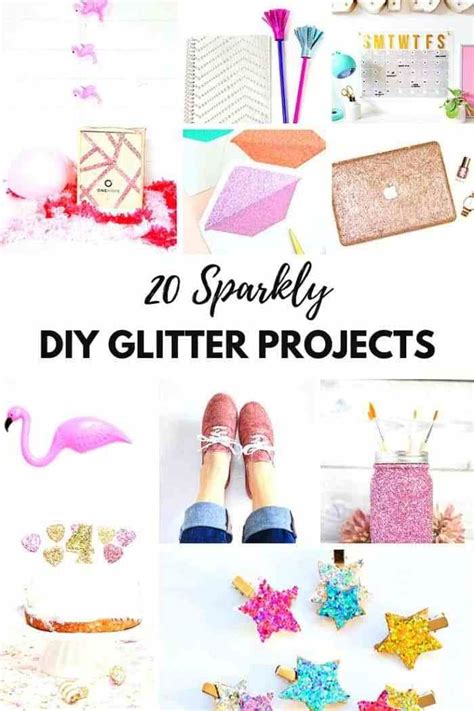 20 Diy Glitter Projects Diy Crafts For Adults Fun Crafts For Kids Diy