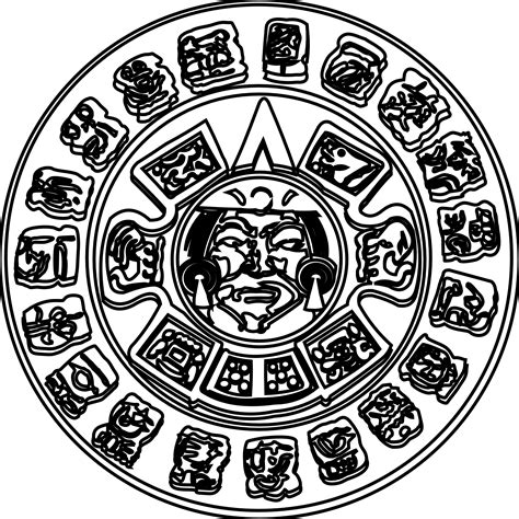 Mayan Calendar Drawing At Getdrawings Free Download