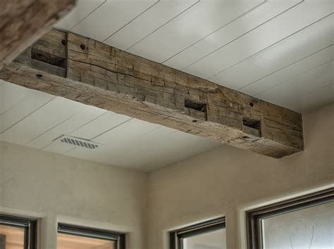 How To Install Reclaimed Wood Ceiling Beams Shelly Lighting