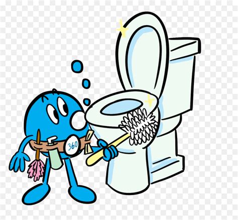 48,012 toilet clip art images on gograph. Toilet - Clean The Toilet Cartoon Png, Transparent Png - vhv